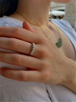 Vicenza - Piazzetta Palladio 2 - Anneau Salvini Femme Eterea in Or blanc Diamante 0.75 Ct 20115618 - 20115618